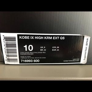 Nike Kobe IX KRM